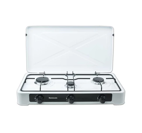Countertop Hob Gas Ravanson K-03TB [white; 3 zone(s)]