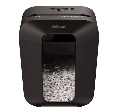 Fellowes Powershred LX50 paper shredder Particle-cut shredding Black