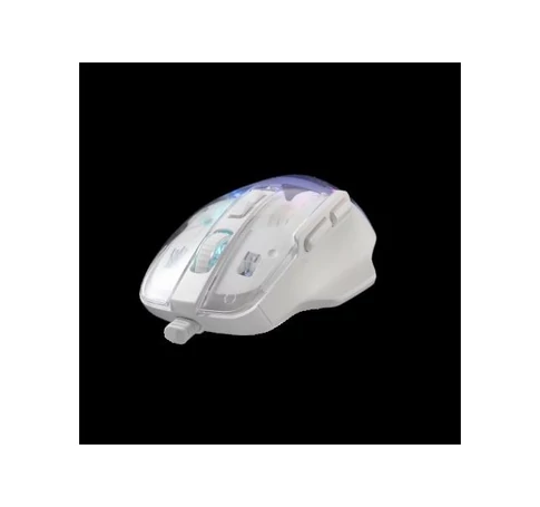 BARACUDA ANGLERFISH-W BC BGM-062W  gamer egér fehér/ 7200 dpi 7D , RGB