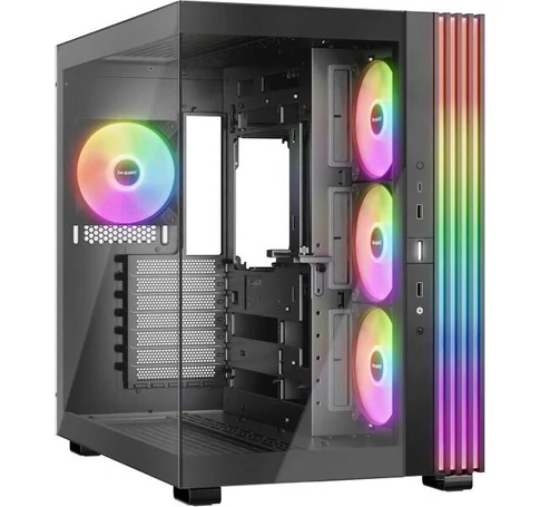 BE QUIET! Ház Midi ATX Light Base 600 LX Tápegység nélkül, Fekete