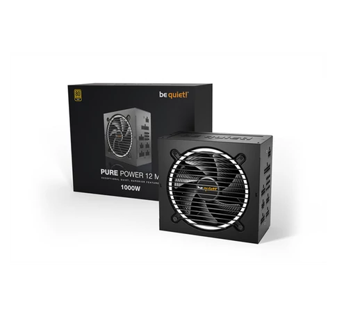 BE QUIET! Tápegység Pure Power 12 1000W, 12cm, 80+ Gold Moduláris, Aktív PFC