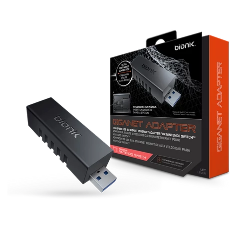 BIONIK Nintendo Switch Kiegészítő USB 3.0 Giganet Adapter, BNK-9018