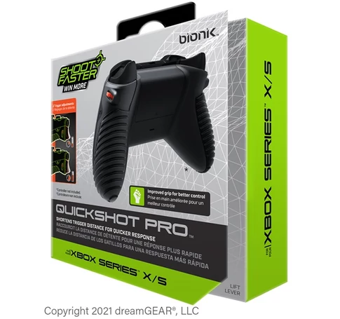 BIONIK XBOX Series S/X Kiegészítő Quickshot Pro Kontroller Ravasz csomag fehér, BNK-9073