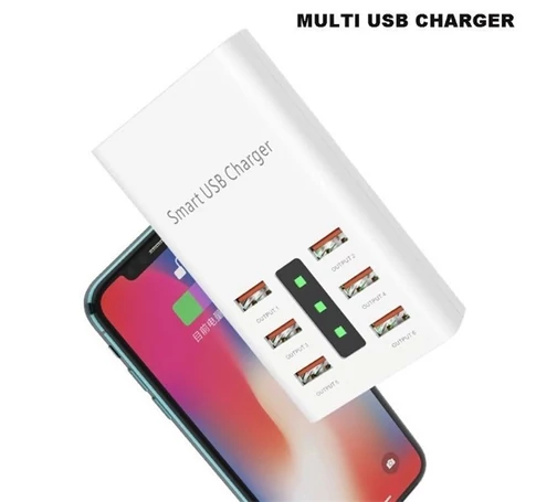 BLACKBIRD Hálózati töltő 6xUSB kimenet 30W