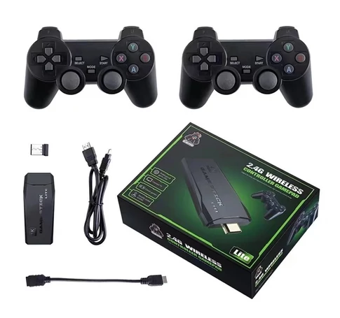 BLACKBIRD Hordozható TV Game Stick konzol, Fekete