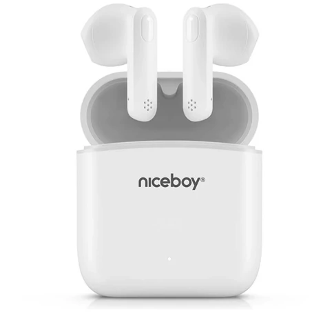 Niceboy NICHIVEBEANSWHITE BLUETOOTH FÜLHALLGATÓ