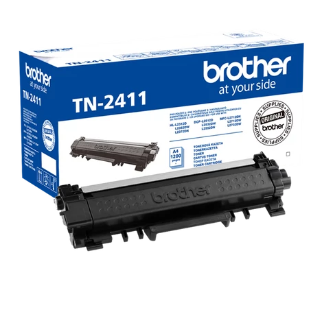 BROTHER Toner TN-2411, Standard - 1200 oldal (ISO/IEC 19752), Fekete