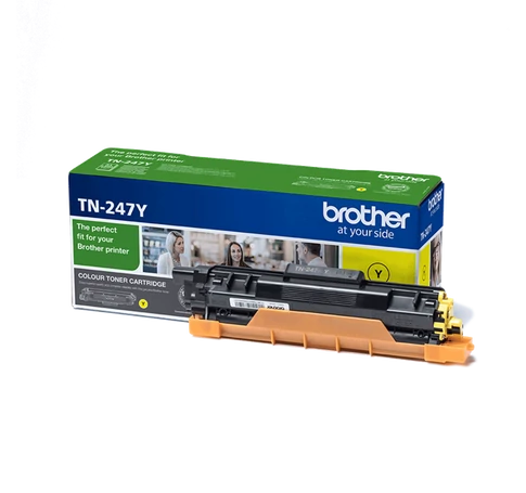 BROTHER Toner TN-247Y, Highcap- 2.300 oldal (ISO/IEC 19798), Sárga