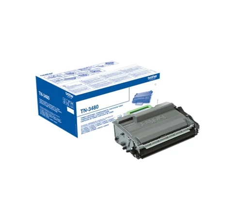 BROTHER Toner TN-3480, Nagy töltetű - 8000 oldal, Fekete