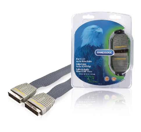 SCART Kábel SCART Dugó - SCART Dugó 5.00 m Kék