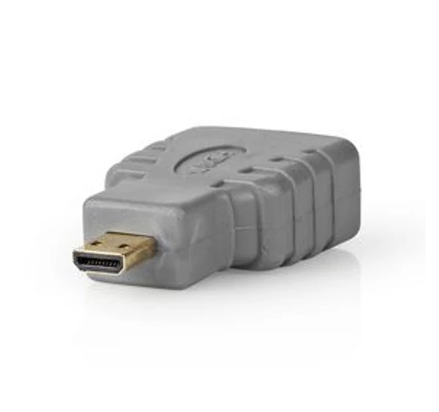 HDMI-adapter | HDMI Micro-csatlakozó - HDMI aljzat | Szürke