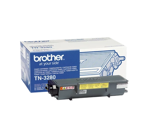 Brother Toner TN-3280, Nagy töltetű - 8000 oldal, Fekete
