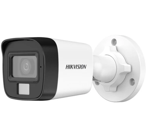 Hikvision DS-2CE16K0T-LFS(2.8mm) 3K Okos Hibrid Fény Audio Fix Mini Bullet Kamera