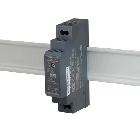 MEAN WELL DIN RAIL SWITCHING POWER SUPPLY HDR-15-12 12V/15W/1.25A