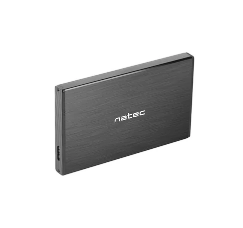 NATEC RHINO GO enclosure USB 3.0 for 2.5'' SATA HDD/SSD, black Aluminum