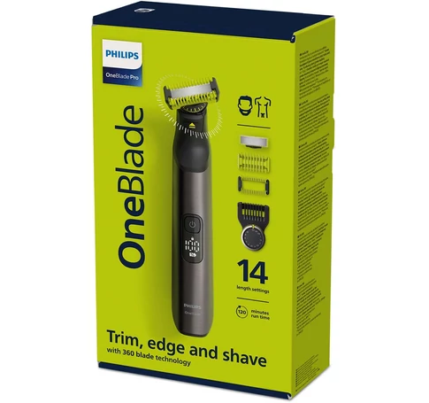 Philips OneBlade Pro Foil shaver Trimmer Chrome