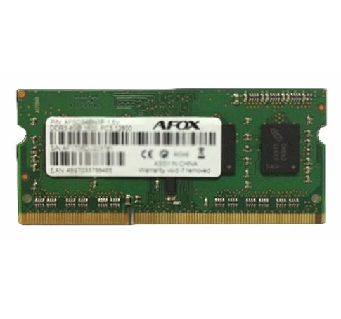 AFOX SO-DIMM DDR3 8GB memory module 1333 MHz LV 1,35V