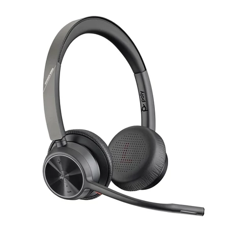 Poly Voyager 4320-M Microsoft Teams Certified Headset +BT700 dongle +Charging Stand