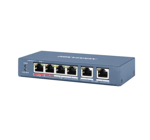 Hikvision DS-3E0106HP-E 4 Port Fast Ethernet Unmanaged POE Switch