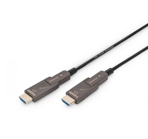 Digitus AK-330127-150-S HDMI kábel 15 M HDMI A-típus (Standard) Fekete