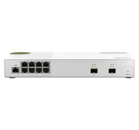 QNAP QSW-M2108-2S hálózati kapcsoló Vezérelt L2 2.5G Ethernet (100/1000/2500) Szürke