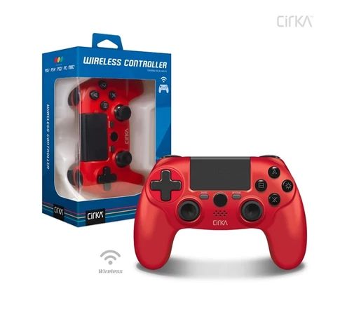CIRKA NUFORCE PS4/PC/Mac Kiegészítő Vezeték nélküli kontroller, Piros