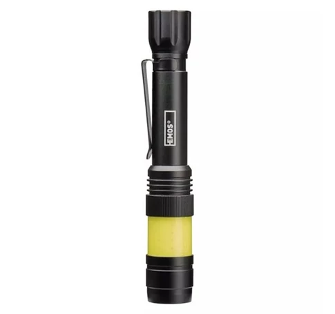 Emos P3112 COB LED FÉM ZSEBLÁMPA, 2XAAA