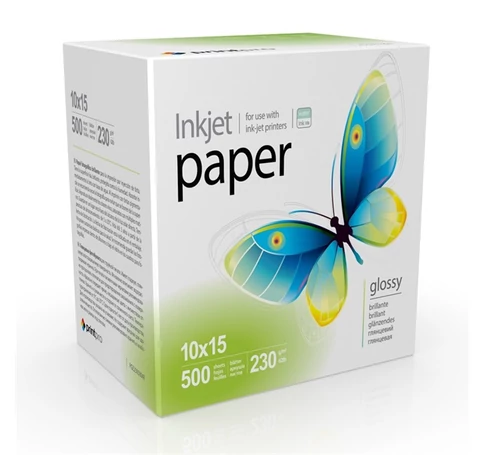 COLORWAY Fotópapír, PrintPro fényes, 230g/m, 10x15, 500pc. (PGE2305004R)