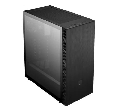 COOLER MASTER Ház ATX MasterBox MB600L V2, Tápegység nélkül, Üvegfalú, fekete