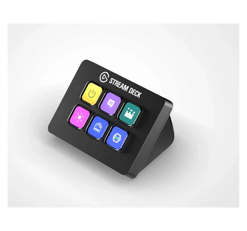 CORSAIR ELGATO STREAM DECK MINI, 6 Testreszabható LCD Billentyű, fekete