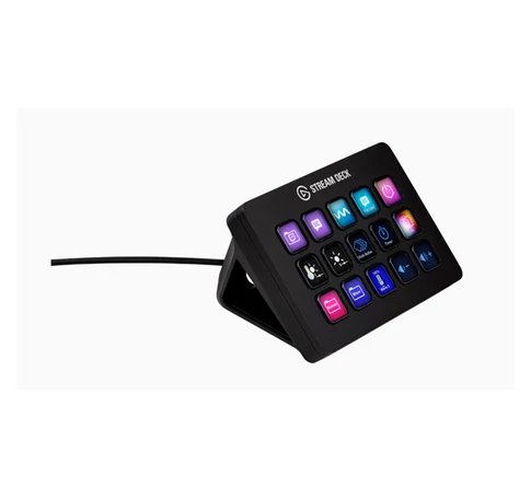 CORSAIR ELGATO STREAM DECK MK.2, 15 Testreszabható LCD Billentyű, fekete