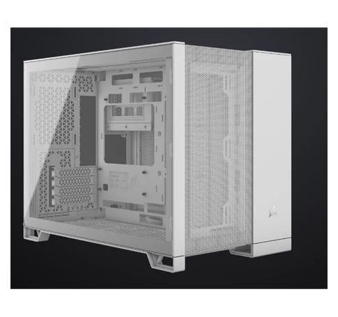 CORSAIR Ház 2500D AIRFLOW, Tápegység nélkül, Edzett Üveg, fehér