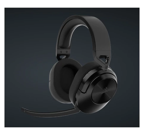 CORSAIR Vezeték Nélküli Headset, HS55 WIRELESS Gaming, 7.1 Hangzás, fekete
