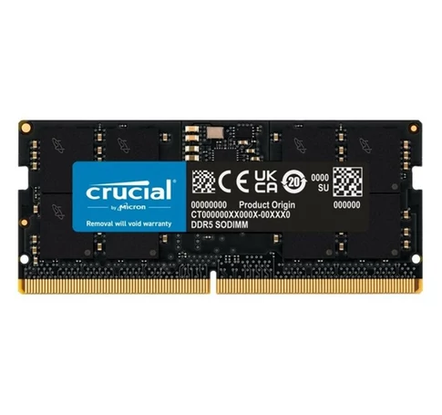 CRUCIAL NB Memória DDR5 16GB 4800MHz CL40 SODIMM