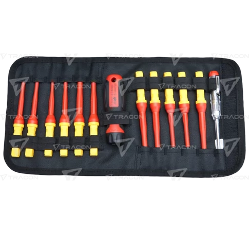 1000 V-ra szigetelt csavarhúzószett  1000V, 13pcs