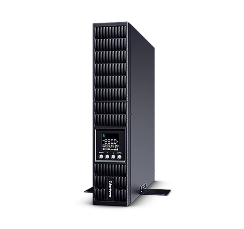 CYBERPOWER UPS, 2000VA/1800W, 8xC13, színes LCD, szünetmentes, tiszta színuszos, online kettős konverzió, rack/tower