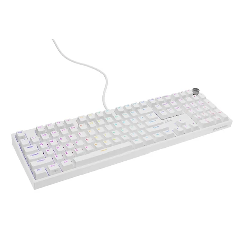 GENESIS THOR 404 keyboard Universal USB QWERTY English White