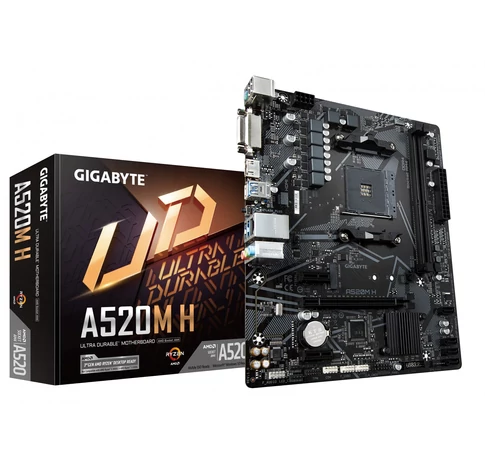 GIGABYTE A520M H alaplap AMD A520 AM4 foglalat Micro ATX