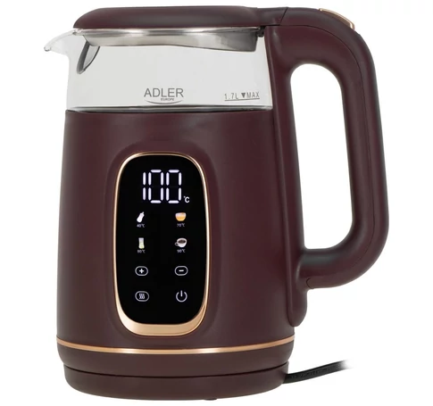ADLER AD 1305 burgundy electric kettle