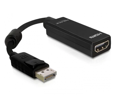 DELOCK Átalakító DisplayPort 1.1 male > HDMI female passzív fekete