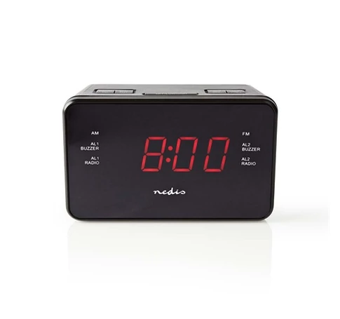 Nedis CLAR002BK DIGITÁLIS RÁDIÓS ÉBRESZTŐÓRA
