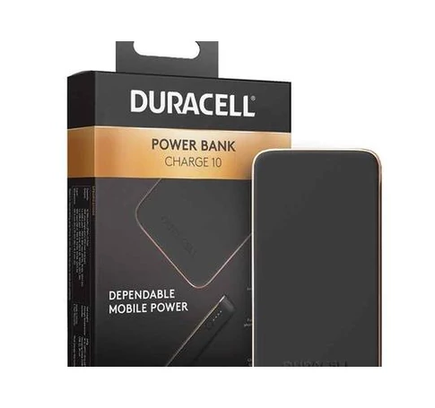 DURACELL Power Bank Charge 10, 10.000mAh, black