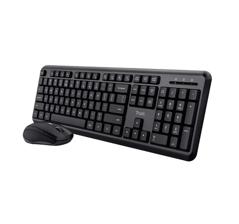 Trust TKM-350 keyboard Mouse included Universal RF Wireless Black