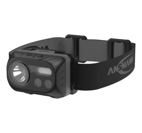 Ansmann HD230BS Black Headband flashlight COB LED