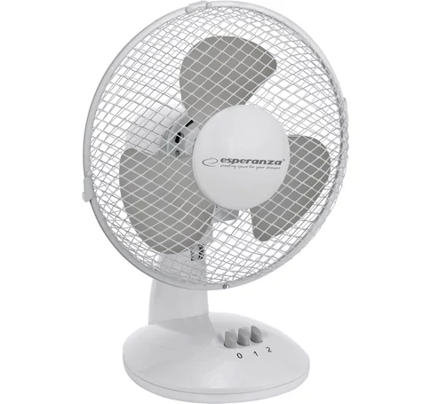Desktop fan 9" Esperanza EHF004WE ZEPHYR White-Gray