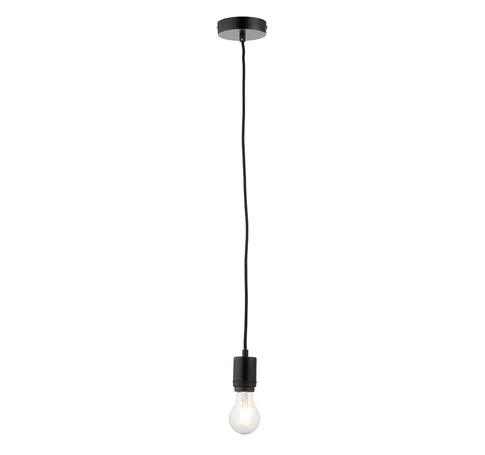 ENDON Studio 1lt Pendant Matt black 40W E27 GLS - ED-80637