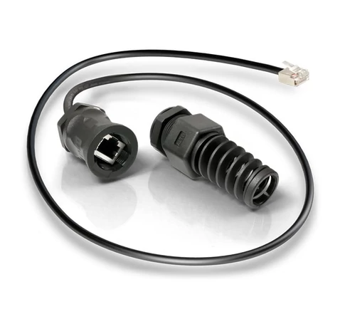 QuWireless QRJ45-L hálózati kábel Fekete 0,38 M