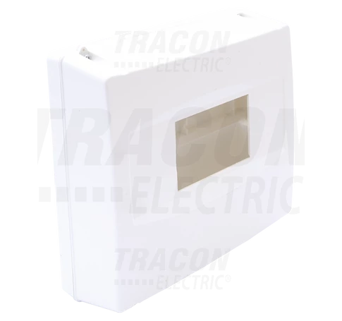 Falon kívüli elosztódoboz, ajtó nélkül, zárópecsételhető  1×8 modul, IP40, (H×W×D=160×180×60mm)