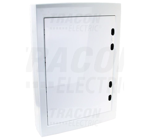 Falon kívüli elosztódoboz, fehér-sík ajtóval, NPE nélkül  3×18 (54) modul, IP40, (H×W×D=670×464×120mm)