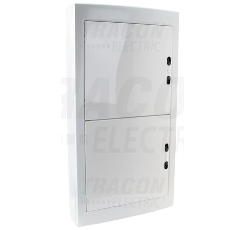 Falon kívüli elosztódoboz, fehér-sík ajtóval, NPE nélkül  4×18 (72) modul, IP40, (H×W×D=872×464×120mm)